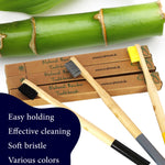 ECOFRIENDS Natural Bamboo Toothbrush | Eco - Friendly Dental Care | Box of 7 - ECOFRIENDS - ECOFRIENDS